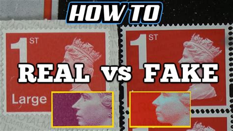 how to identify a counterfeit stamp